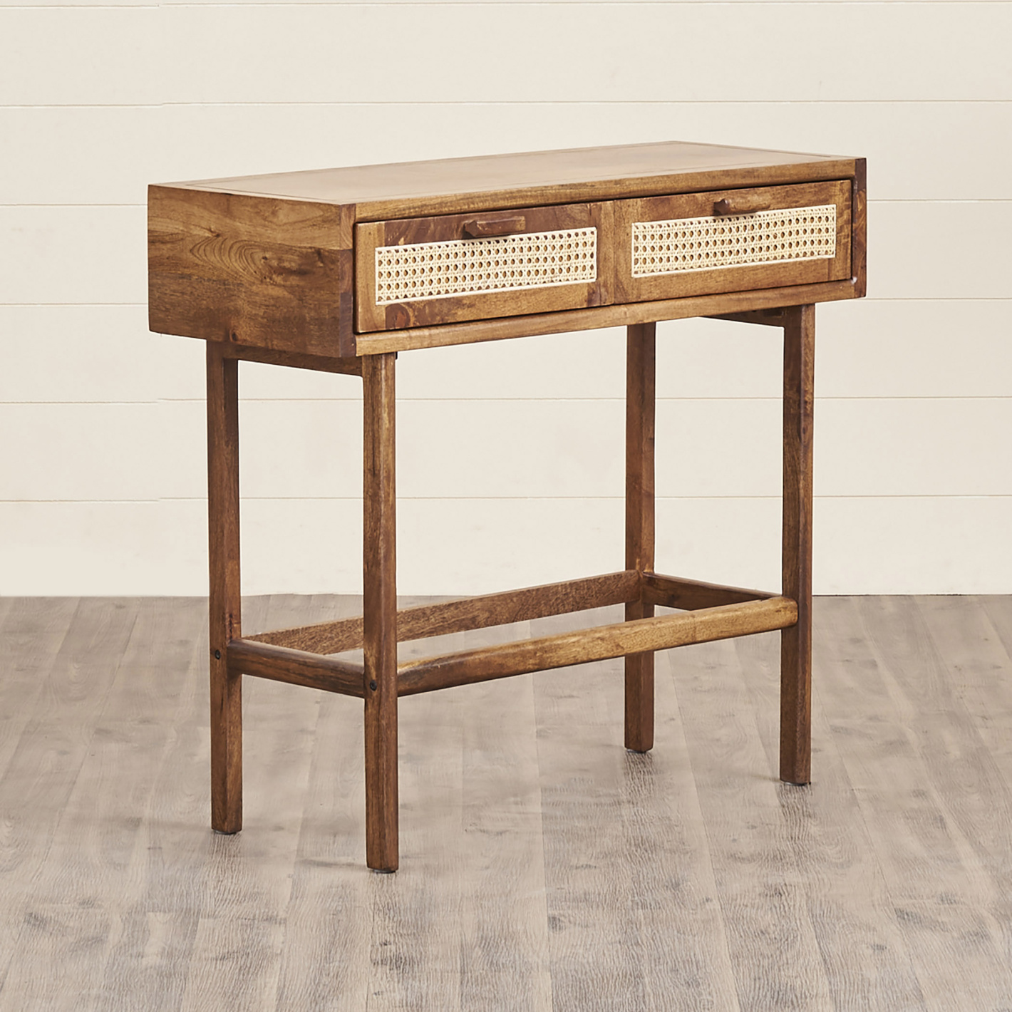 Cane Connection Console Table | Brown | Solid Wood