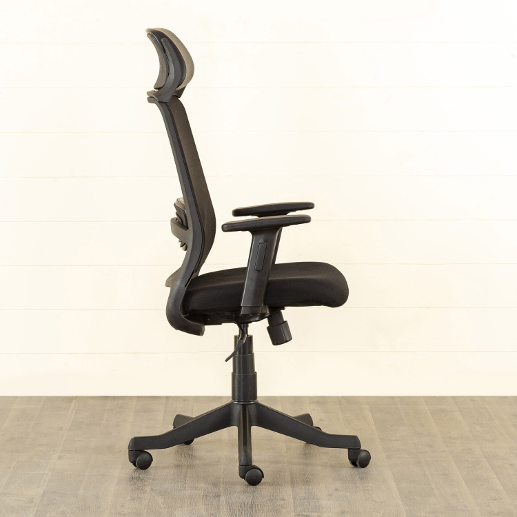 Helios Ergo Black High Back Office Chair