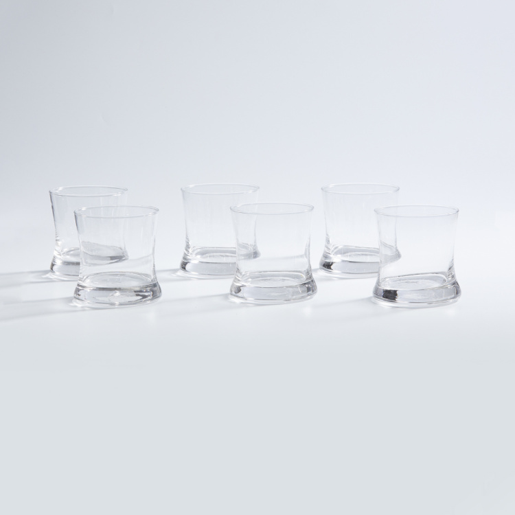 OCEAN  6-piece Round Whiskey Glass set -350 ml